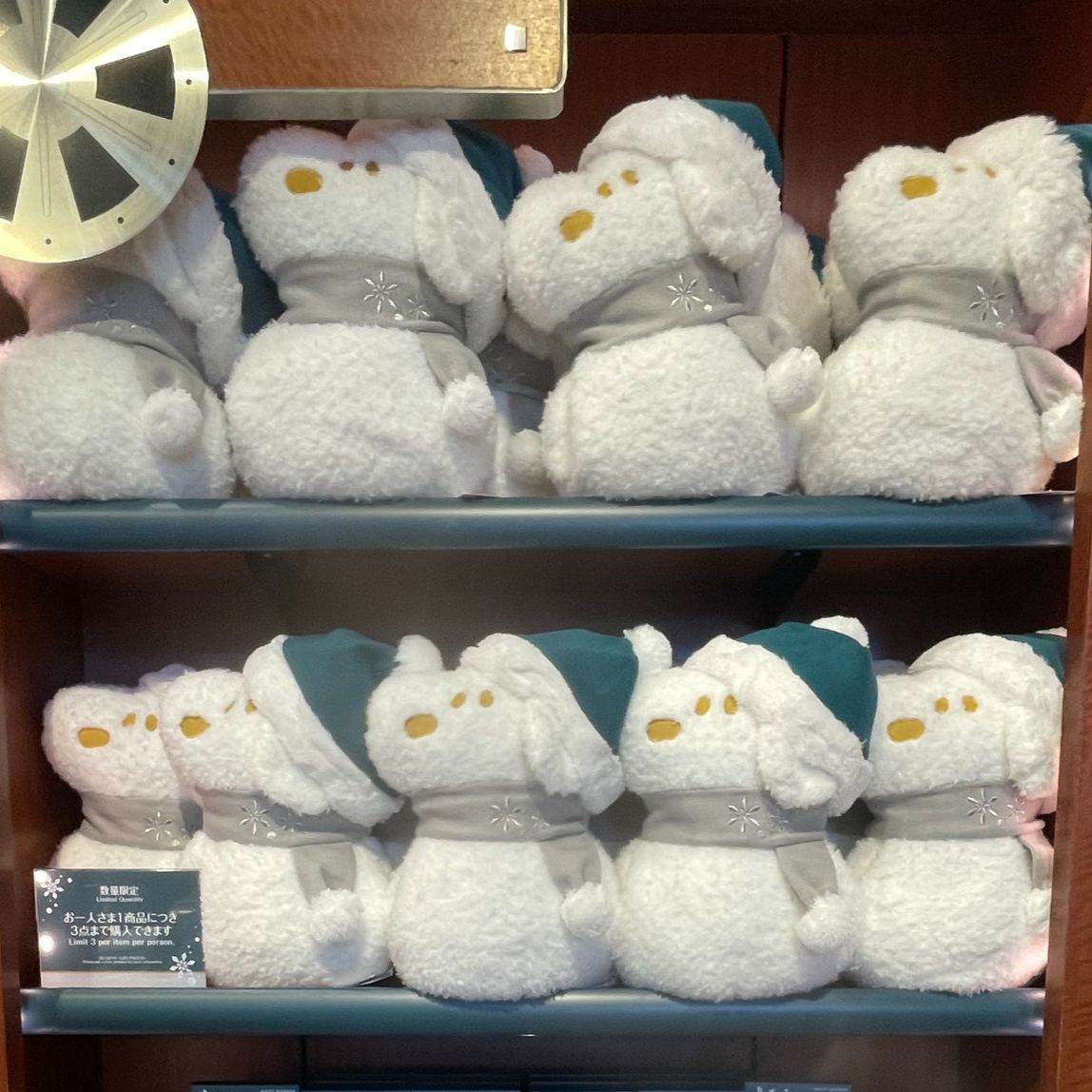 【訂貨】USJ PEANUTS Snowy Sparkles Snoopy 史努比聖誕系列 - 雪人Snoopy 暖手公仔