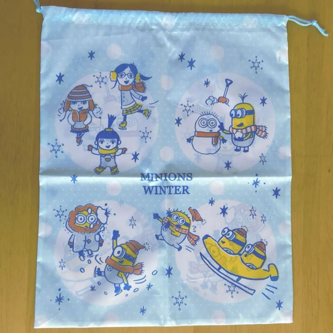 【現貨】3Coins x Minions 迷你兵團 Santa Bag 大型索袋