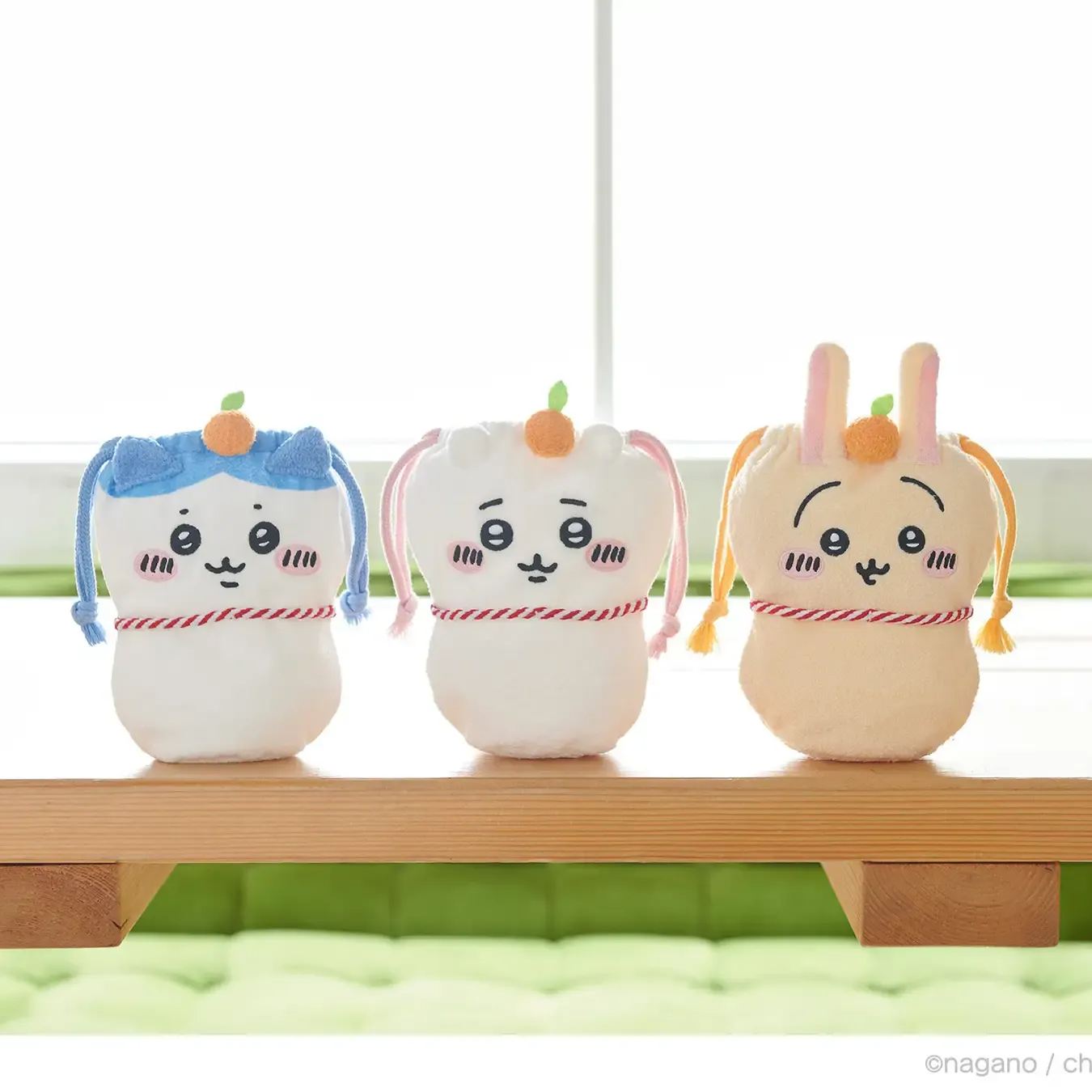 【現貨】日本郵局 x Chiikawa 新年鏡餅索繩袋