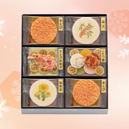 【訂貨】日本桂新堂 仙貝 新年蝦餅禮盒 