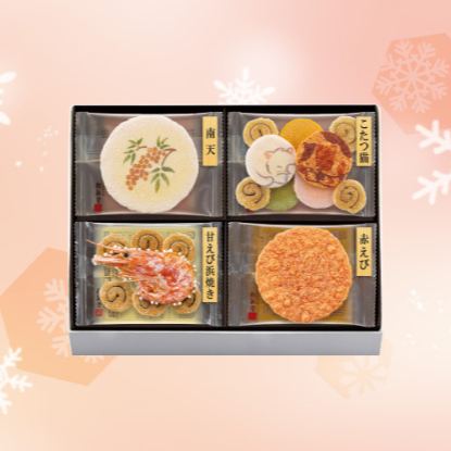 【訂貨】日本桂新堂 仙貝 新年蝦餅禮盒 