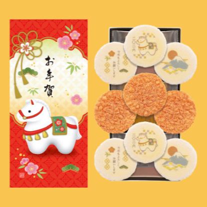 【訂貨】日本桂新堂 仙貝 新年蝦餅禮盒 