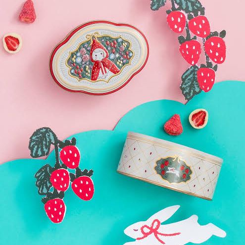 【預訂｜2月】日本 Ichigo no hi 草莓之日系列 - 草莓魔法罐