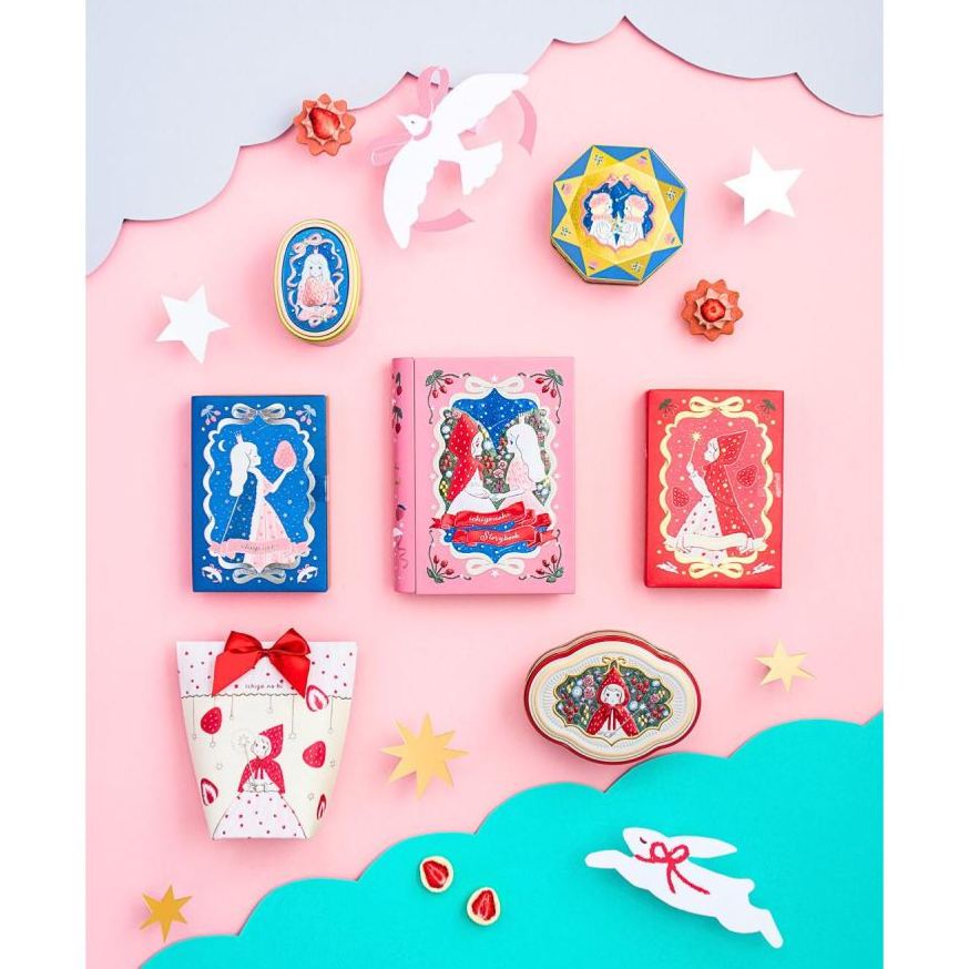 【預訂｜2月】日本 Ichigo no hi 草莓之日系列 - 原粒白朱古力草莓 5pcs