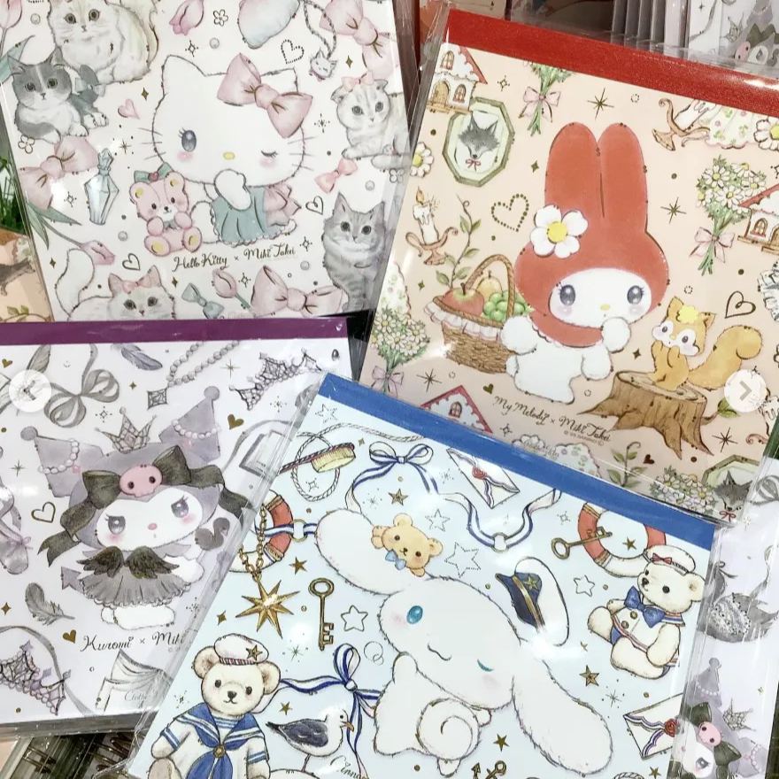 【訂貨】Sanrio x Miki Takei 4th Collection 文具系列 - Memo Pad