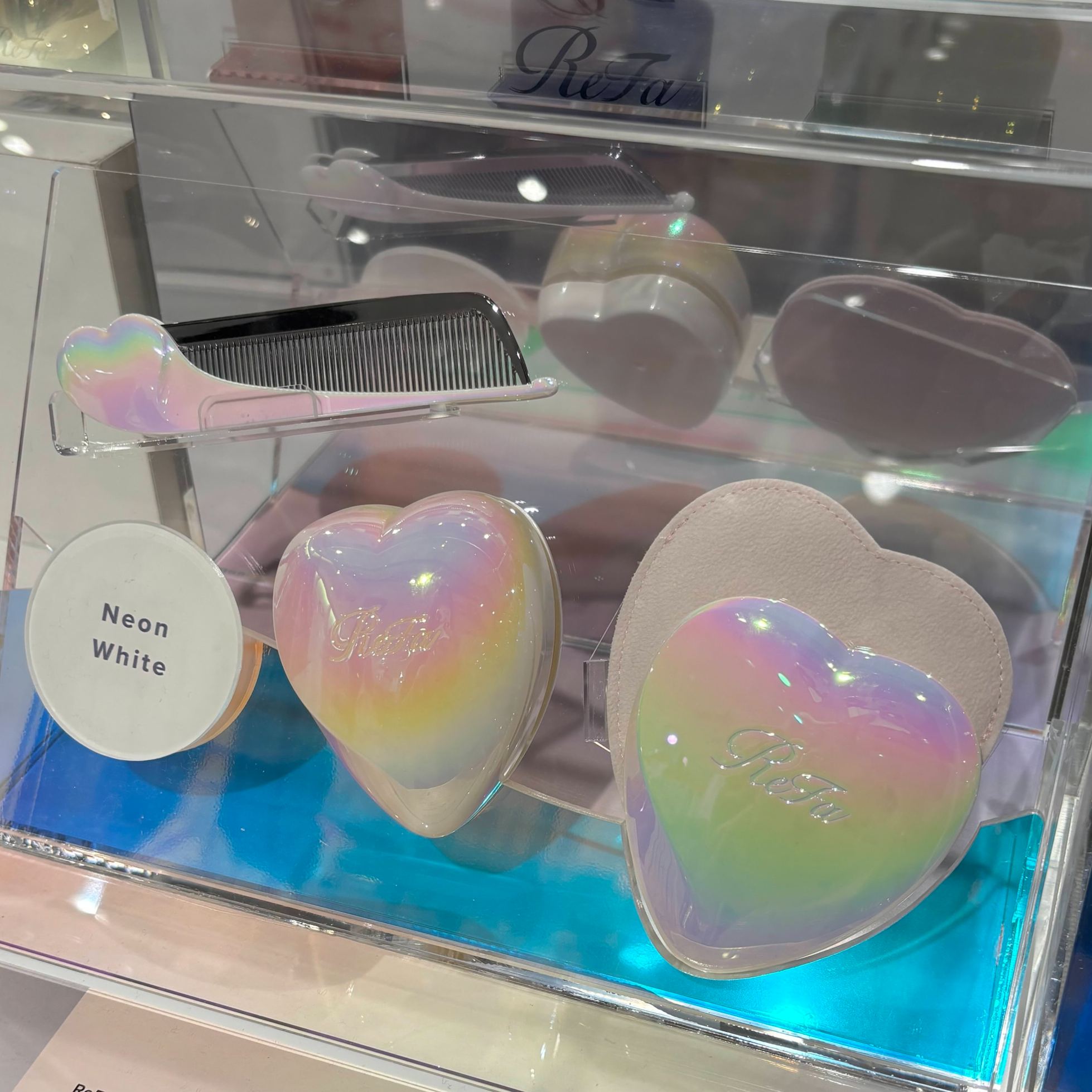【訂貨】日本 ReFa Heart Neon Collection 限定系列 心型梳 心型鏡 折疊梳