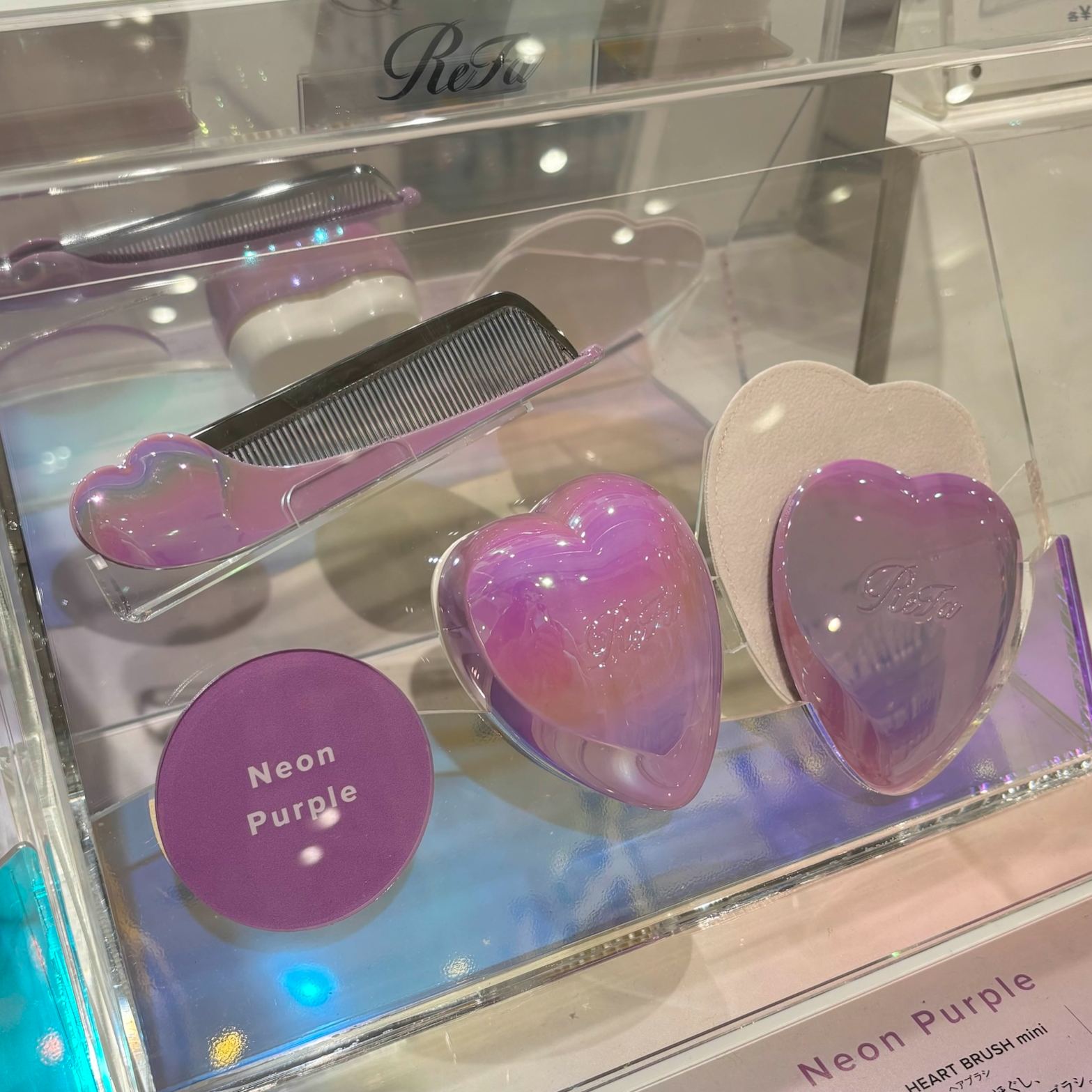 【訂貨】日本 ReFa Heart Neon Collection 限定系列 心型梳 心型鏡 折疊梳