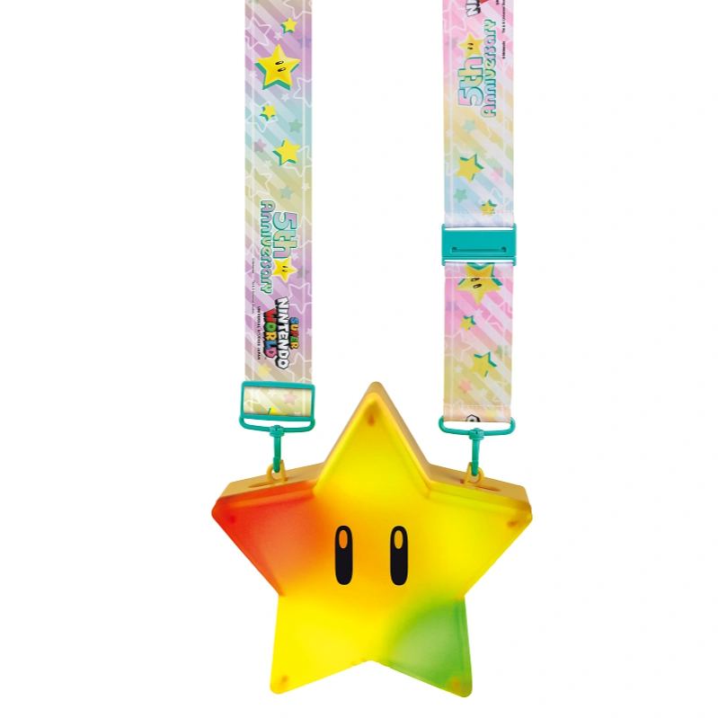 【訂貨】USJ 任天堂世界 Mario園區 5週年限定 - 星星爆谷桶 爆米花桶 彩色閃燈 發聲