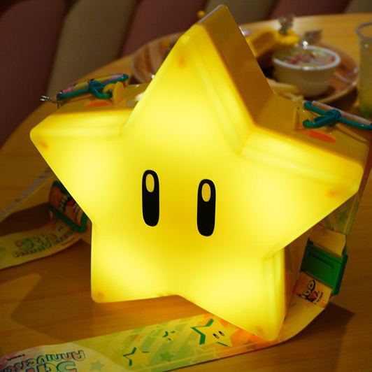 【訂貨】USJ 任天堂世界 Mario園區 5週年限定 - 星星爆谷桶 爆米花桶 彩色閃燈 發聲