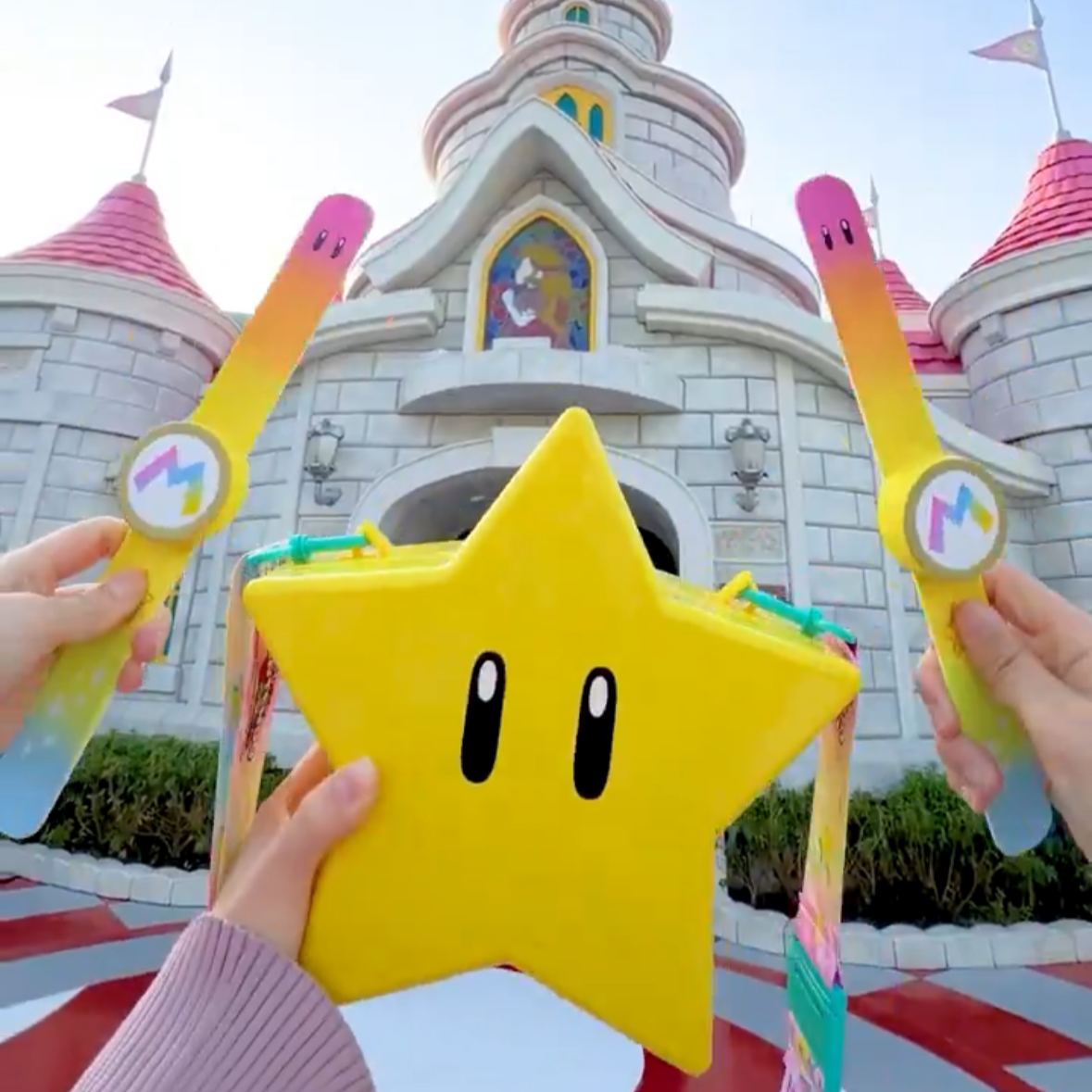 【訂貨】USJ 任天堂世界 Mario園區 5週年限定 - 無敵星星 手環 Power Up Band