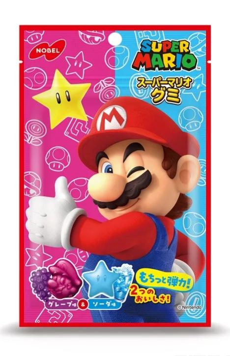 【訂貨】Super Mario 軟糖 橡皮糖 葡萄及梳打汽水口味
