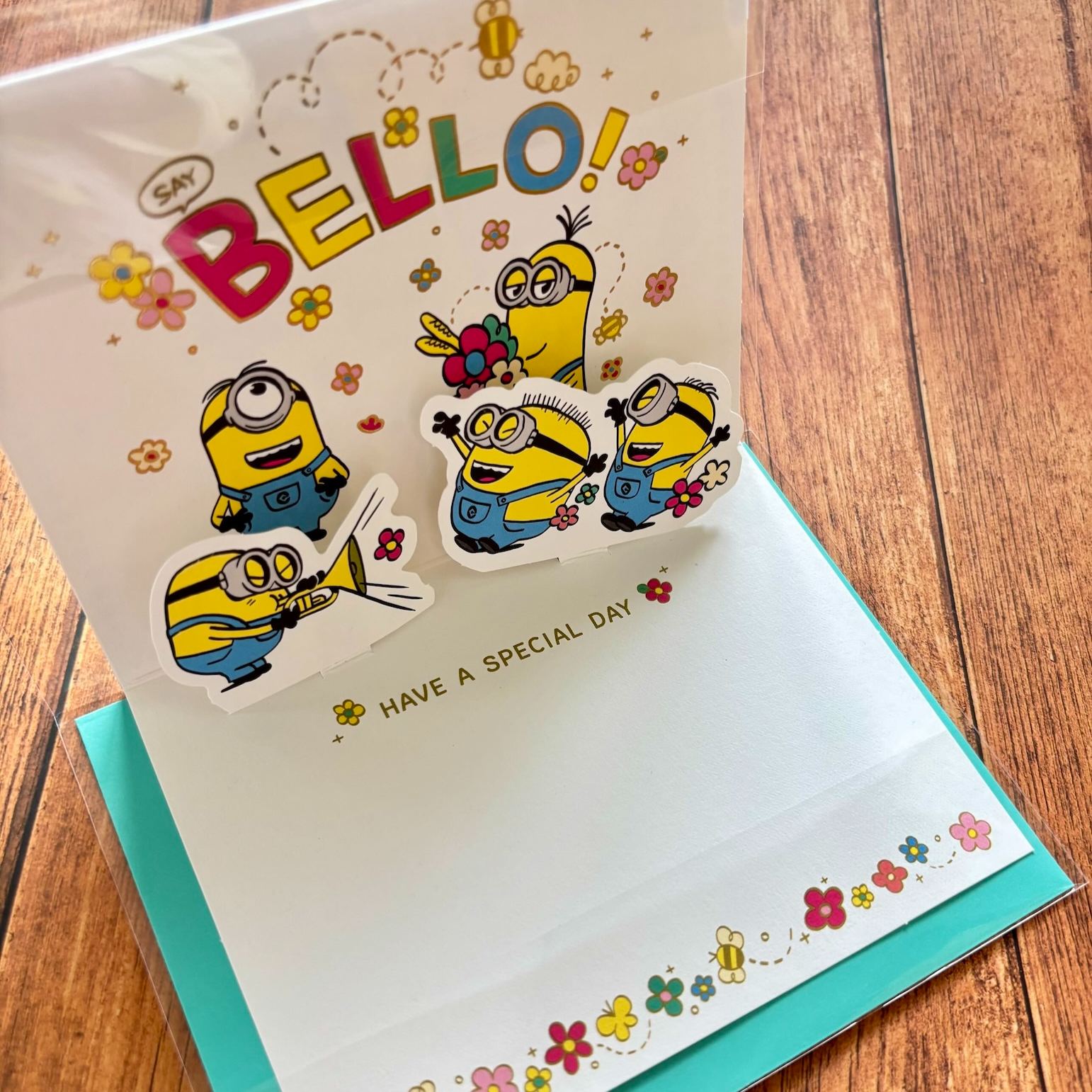 【訂貨】Minions 立體生日卡 (Say Bello)