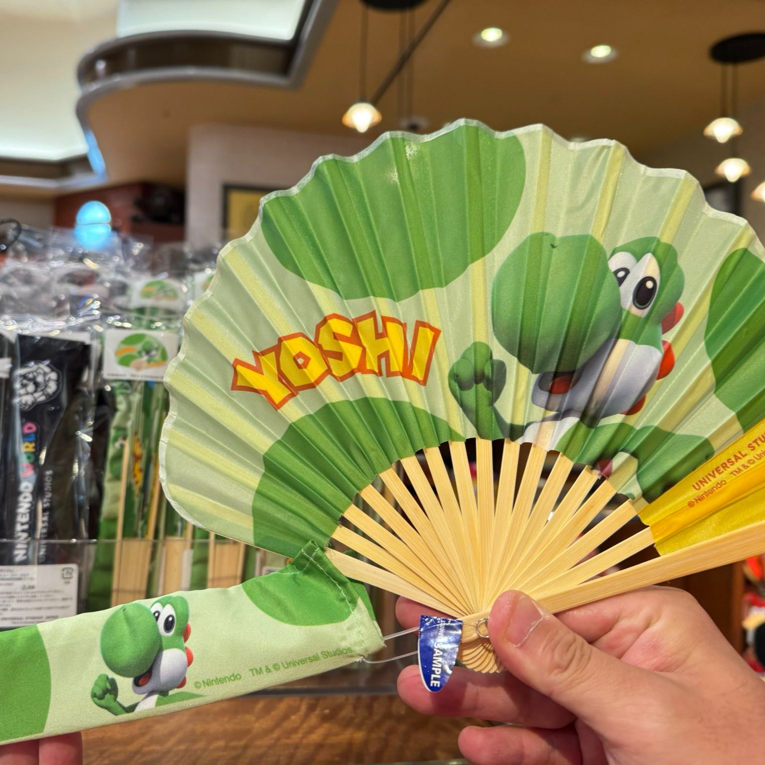 【訂貨】USJ Yoshi 耀西扇子