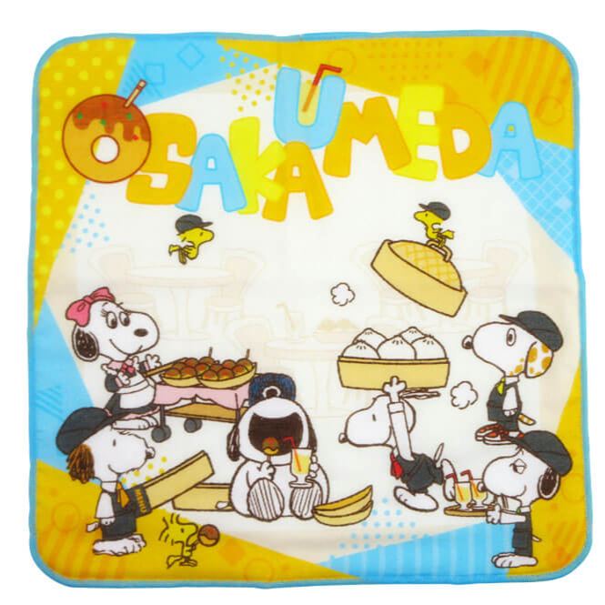 【訂貨】Snoopy Town 大阪梅田店限定「當地美食」系列 - 迷你毛巾