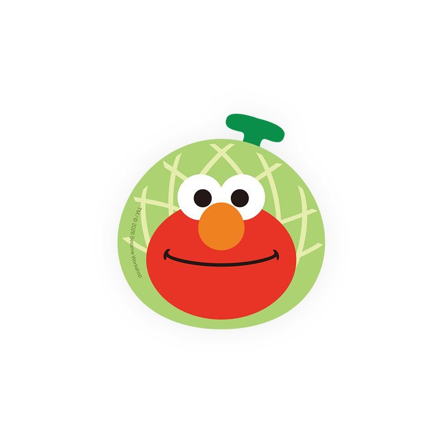 【訂貨】Sesame Street Market Hello Japan 芝麻街日本當地美食系列 - Elmo 貼紙
