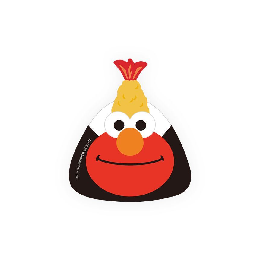 【訂貨】Sesame Street Market Hello Japan 芝麻街日本當地美食系列 - Elmo 貼紙