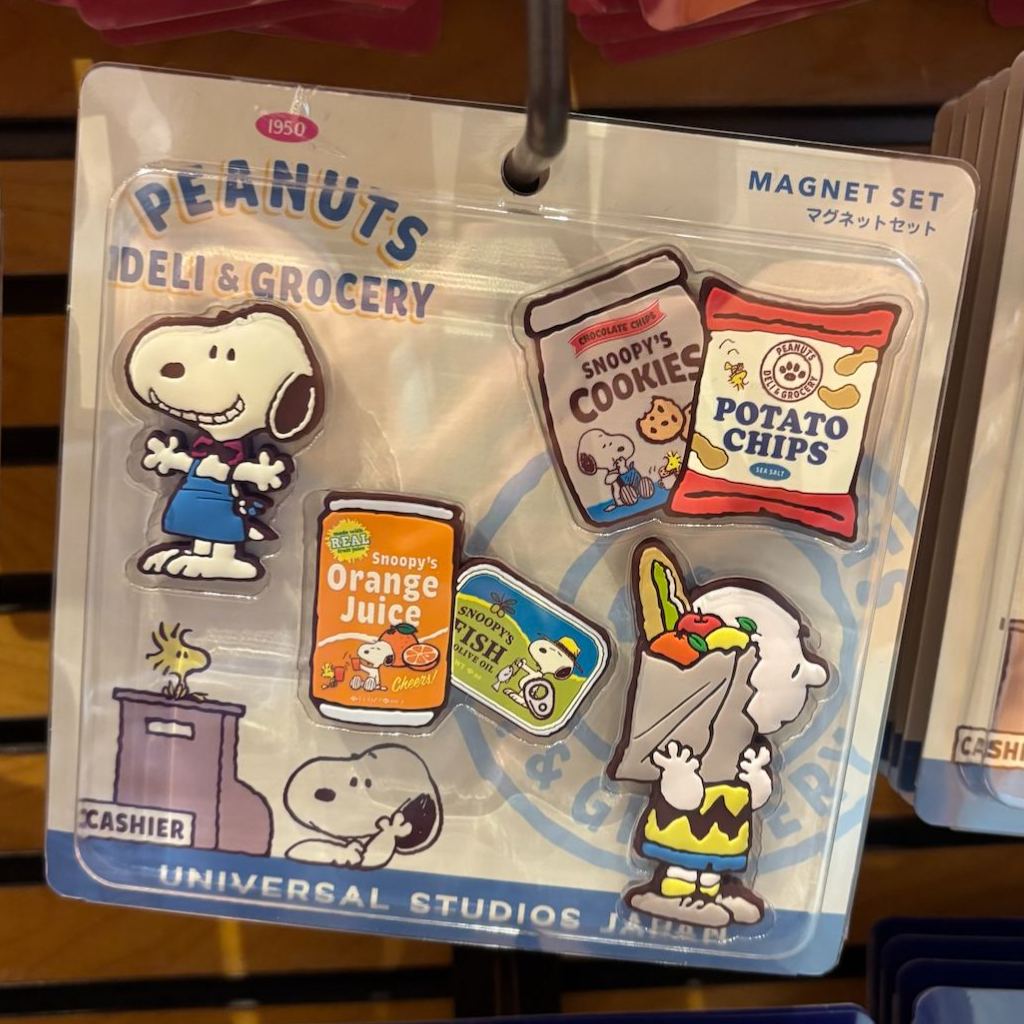【訂貨】USJ Peanuts DELI & GROCERY Snoopy 磁石套裝 磁鐵貼