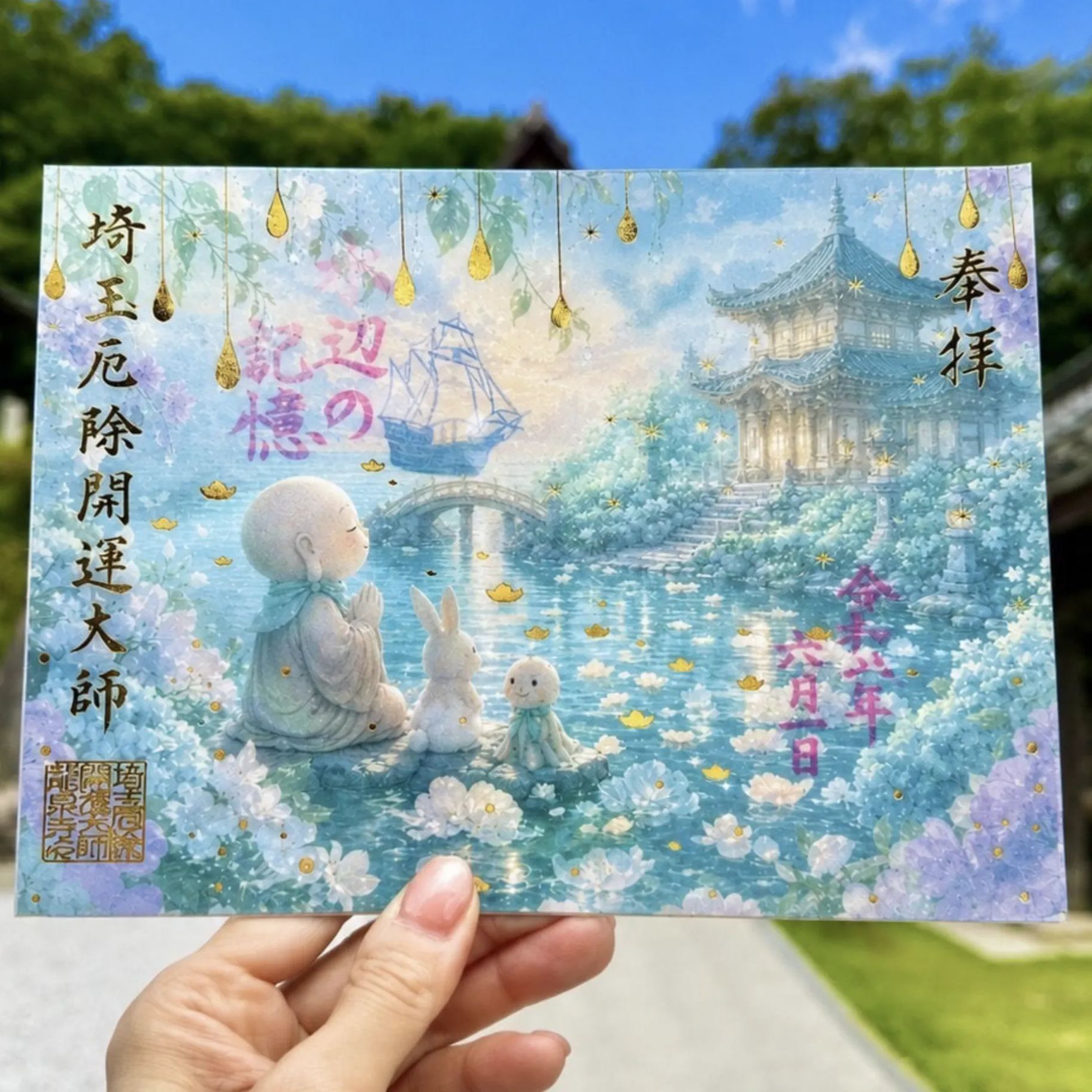 【訂貨｜7月】埼玉厄除け開運大師御朱印｜6月13日截數