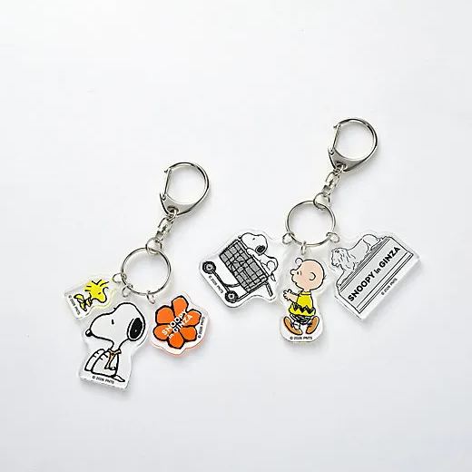 【預訂 | 8月】Snoopy in Ginza 銀座展 2026 DEAR BUDDY 系列 - 3連鑰匙扣