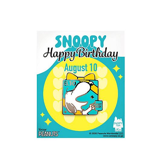 【預訂｜8月】Snoopy in Ginza 銀座展 2026 Snoopy 誕生祭 史努比 - 金屬襟章 