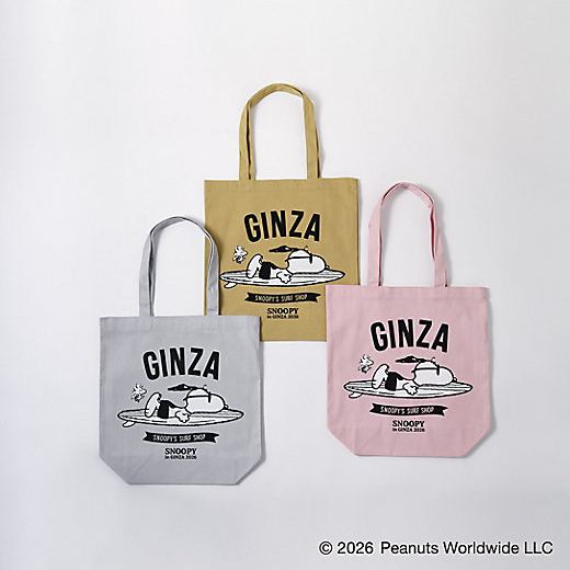 【預訂｜8月】Snoopy in Ginza 銀座展 2026 - SNOOPY’S SURF SHOP 手挽袋 Tote Bag