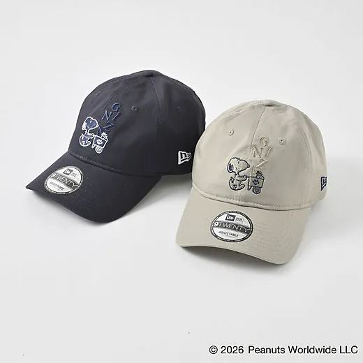 【預訂｜8月】Snoopy in Ginza 銀座展 2026 - New Era Cap 限定版鴨舌帽 (Ginza)