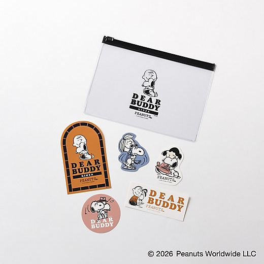 【預訂｜8月】Snoopy in Ginza 銀座展 2026 - Peanuts Cafe 限定貼紙組