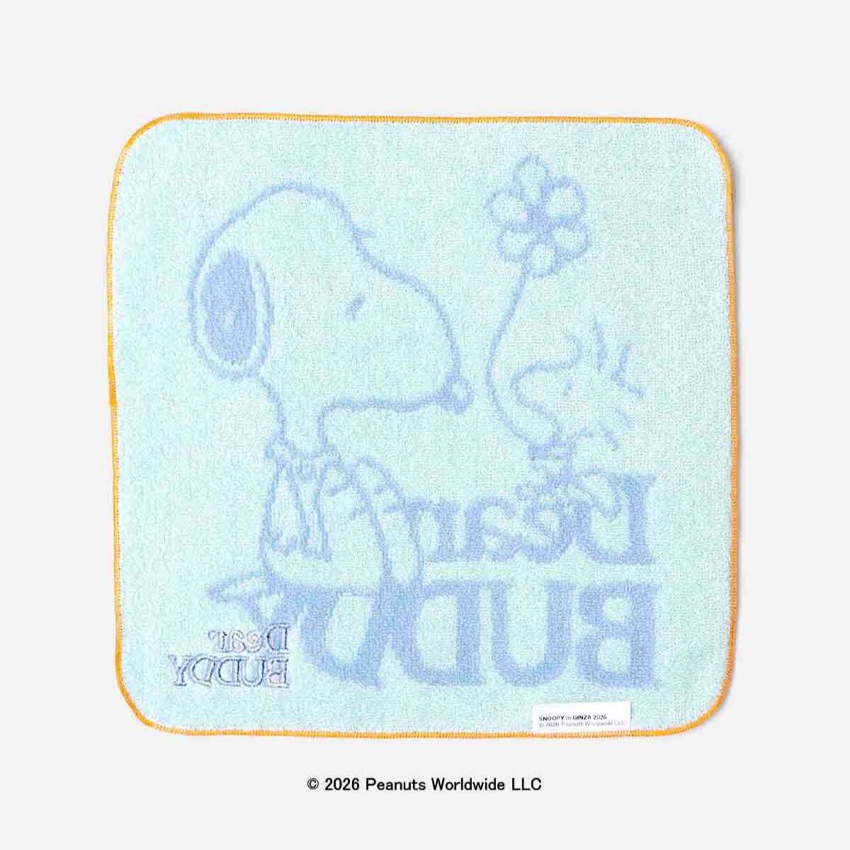 【預訂｜8月】Snoopy in Ginza 銀座展 2026 DEAR BUDDY 系列 - 小毛巾