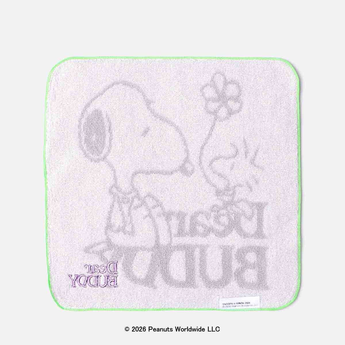 【預訂｜8月】Snoopy in Ginza 銀座展 2026 DEAR BUDDY 系列 - 小毛巾