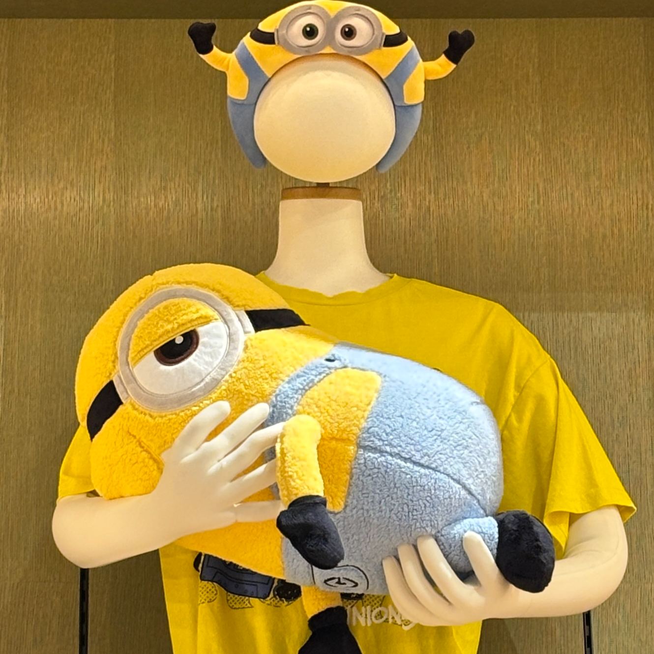 【訂貨】USJ Minions 迷你兵團 小小兵 趴趴大公仔 抱枕 Stuart Cushion