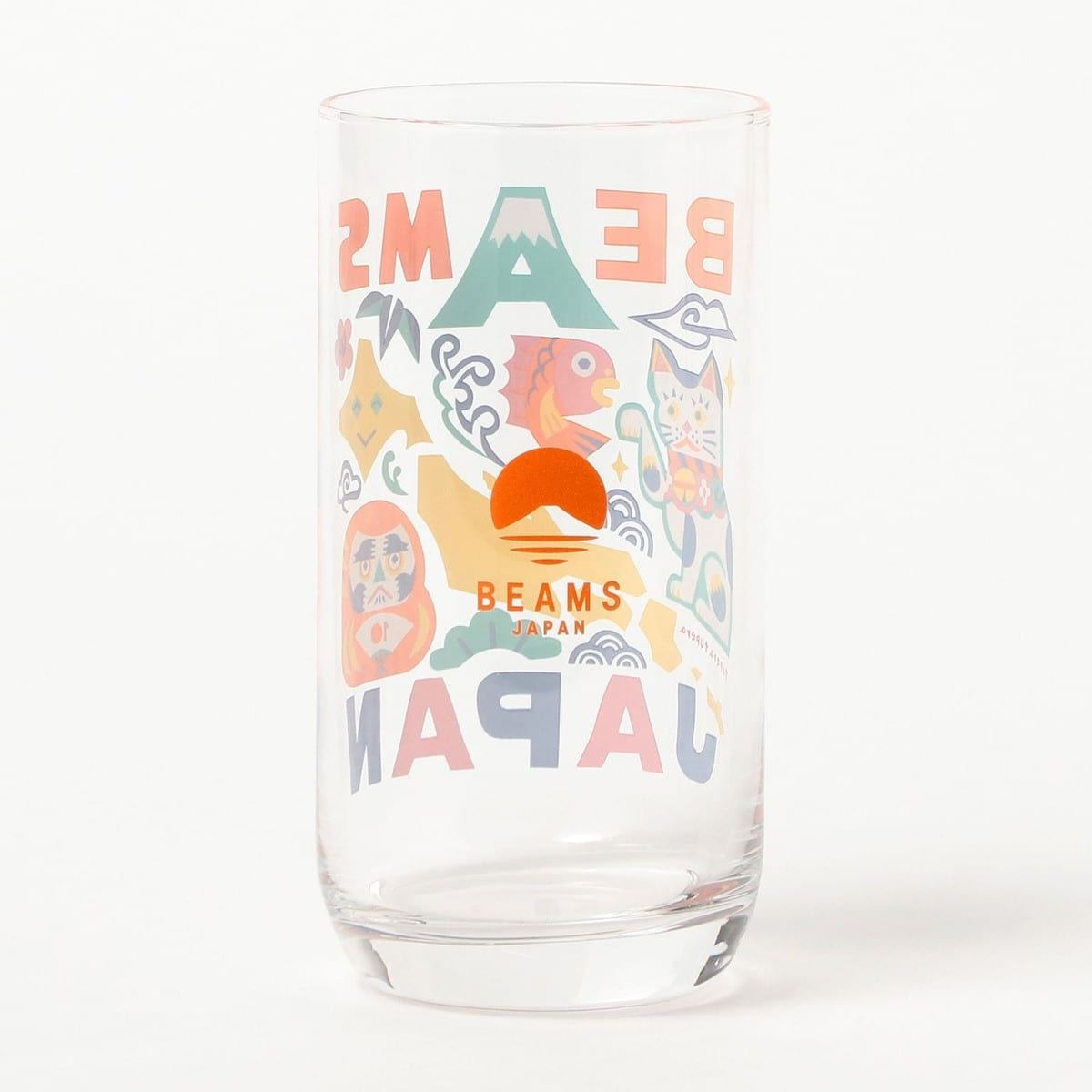 【訂貨】tupera tupera x BEAMS JAPAN 10週年 緣起物 日本吉祥物 玻璃杯