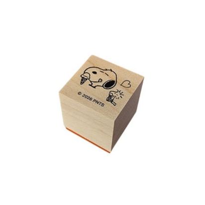 Umeda Snoopy Fest. 2026 Limited Edition - Wooden Stamp - 20x20mm - Icecream
