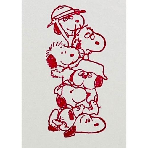 Umeda Snoopy Fest. 2026 Limited Edition - Wooden Stamp 40x20mm - Brother