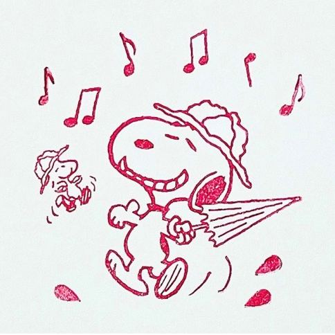 Umeda Snoopy Fest. 2026 Limited Edition - Wooden Stamp - 58x58mm - Dancing