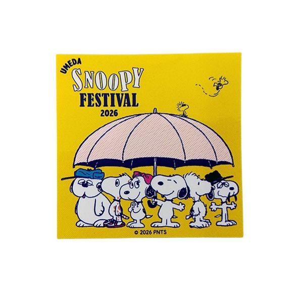 Umeda Snoopy Fest. 2026 Limited Edition - Square Sticker