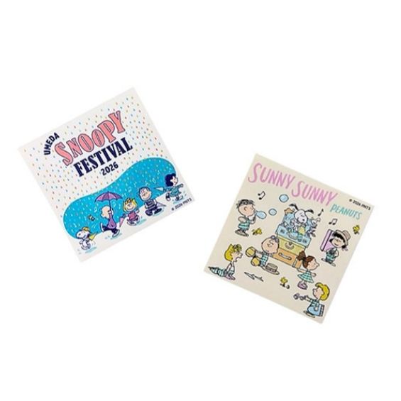 【預訂｜9月】Umeda Snoopy Fest. 阪急展 2026 - 會場限定（正方形 貼紙）