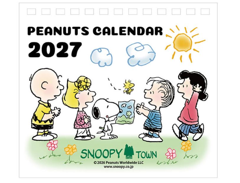 [Order] Snoopy Town 2027 Desk Calendar