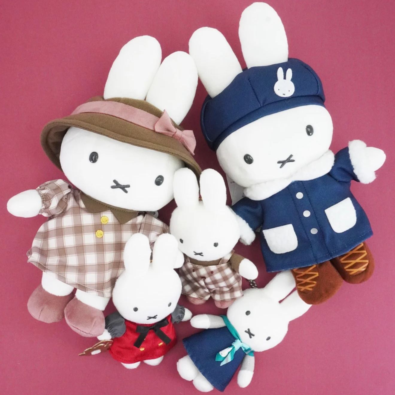 【預訂】Miffy Style Pop Up Shop 限定 - 秋裝 Miffy 公仔 毛絨玩偶 掛飾