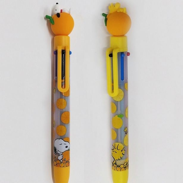 【訂貨】SNOOPY GARDEN 史努比庭園 韓國濟州島限定 - Snoopy & Woodstock 柑橘主題 6色原子筆