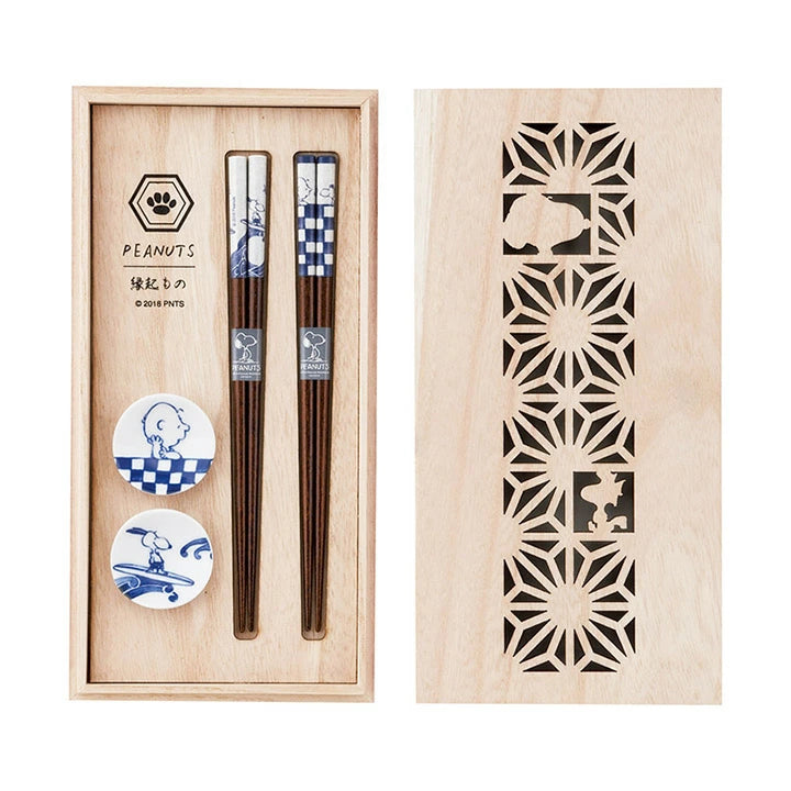Peanuts Snoopy & Charlie Brown 日式對筷禮盒