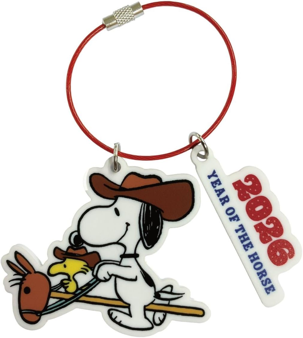 【訂貨】Snoopy 史努比 2026馬年生肖系列 - 2連鑰匙扣