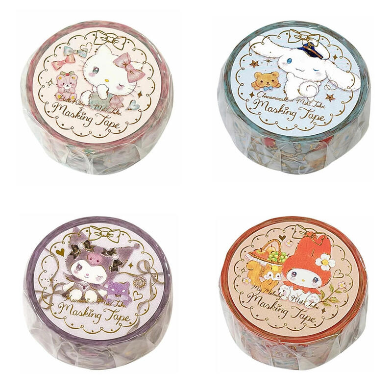 【訂貨】Sanrio x Miki Takei 4th Collection 文具系列 - 紙膠帶 Masking Tape