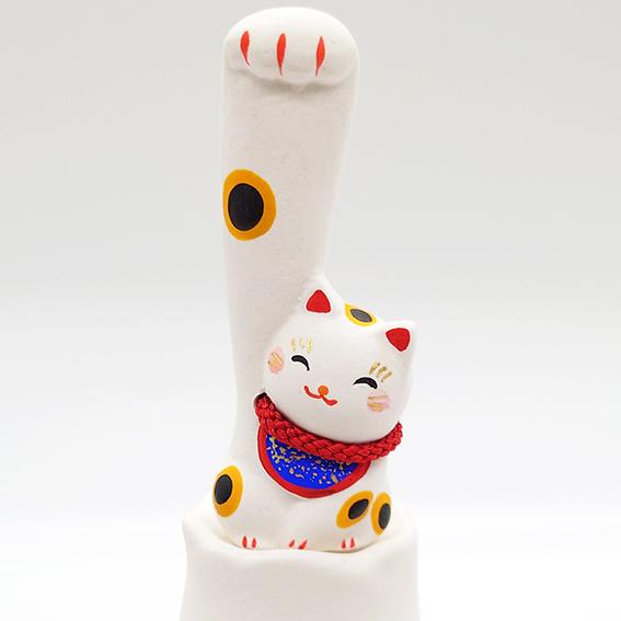 【訂貨】日本 新年 緣起物 開運擺設 富士山招財貓（舉手）