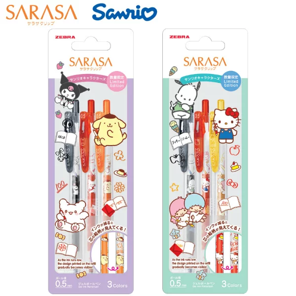 【訂貨】Sanrio x Sarasa Gel Ballpen 限定版