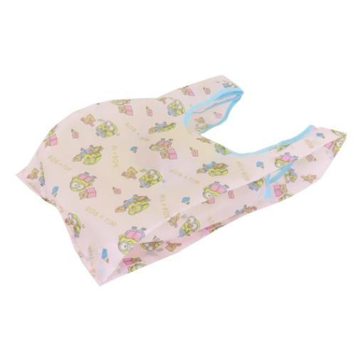 【訂貨】MINIONS Bob & Tim 小環保袋（粉紅）