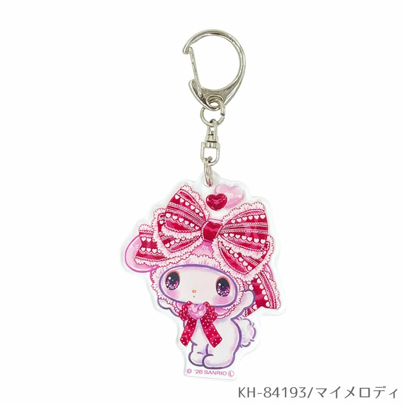 【訂貨】Sanrio x Amenomori Fumika 第二彈 文具系列 - 鑰匙扣