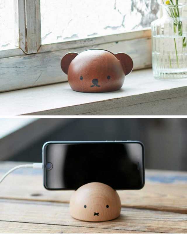 【訂貨】Miffy / Boris 木質手機座 支架 電話座