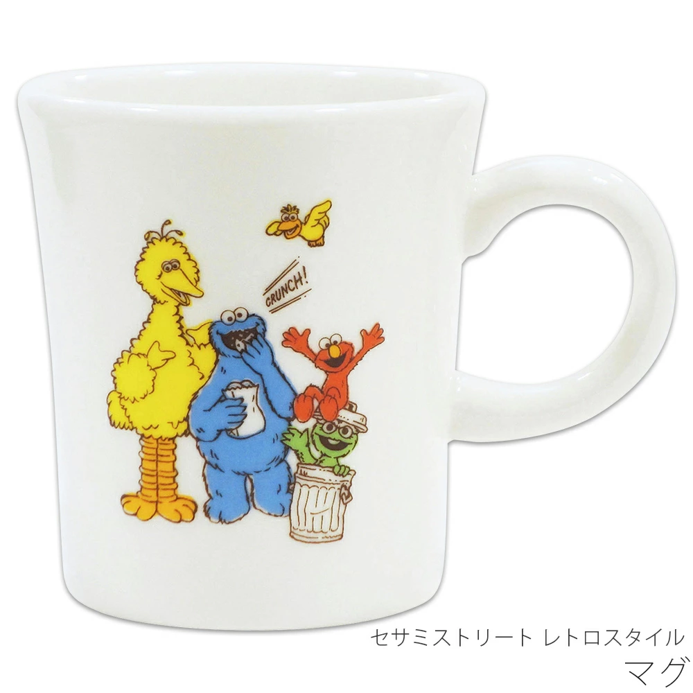 【訂貨】芝麻街 復古風食具 - 馬克杯 瓷杯