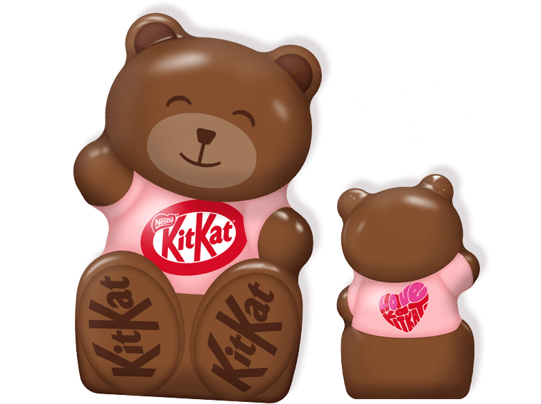 【預訂｜2月】Kitkat Heartful Bear 情人節限定小熊朱古力