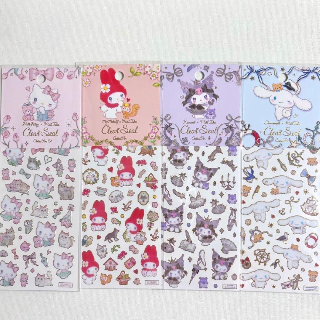 【訂貨】Sanrio x Miki Takei 4th Collection 文具系列 - 貼紙